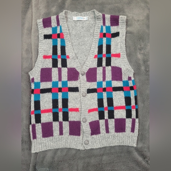 Esprit Jackets & Blazers - Esprit 80s wool knit vest